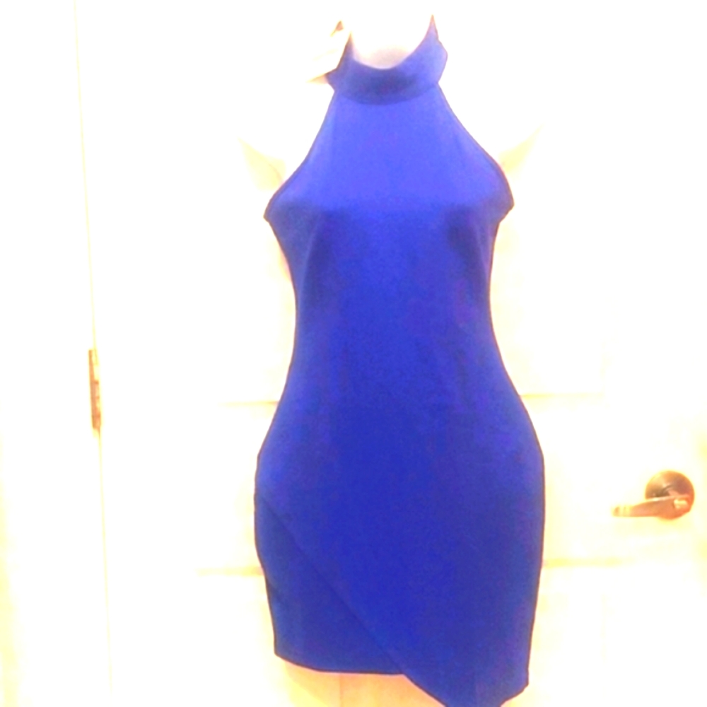 New superdown blue dress, size small